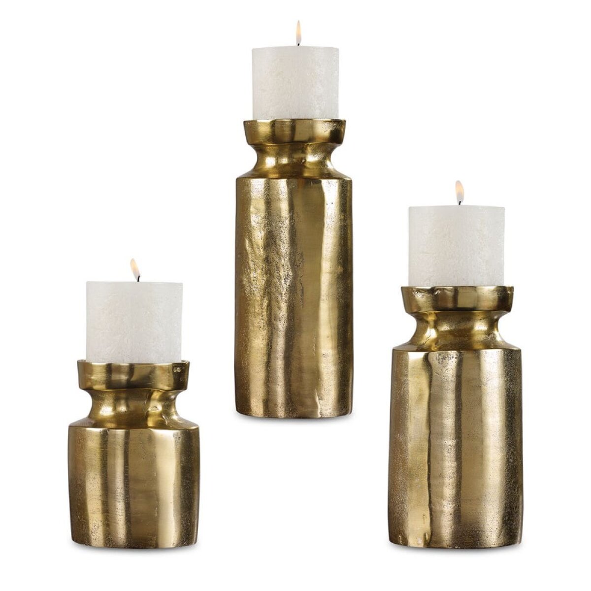 ce9bc00cf77c559299b92bbf0b17be5d Amina Candleholders, S/3 - Image 1