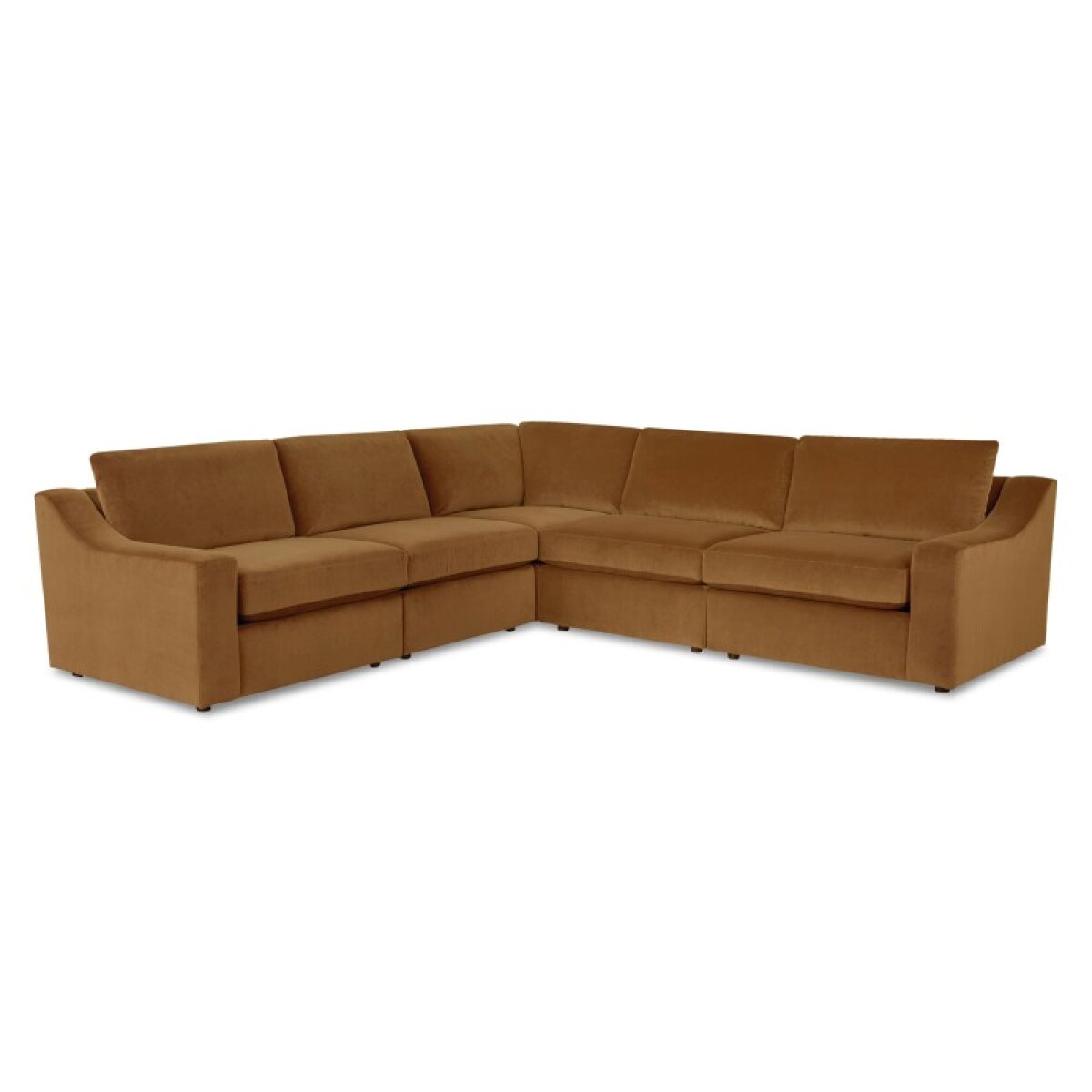 cf0604f783b5bdbf7bc67b9a1cb5d6c8 Blake Slope Arm Modular L-Shaped Sectional - Image 1