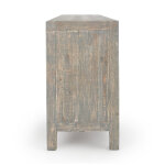 Elani Solid Wood 4dr Cabinet - Timeworn Gray - Image 4