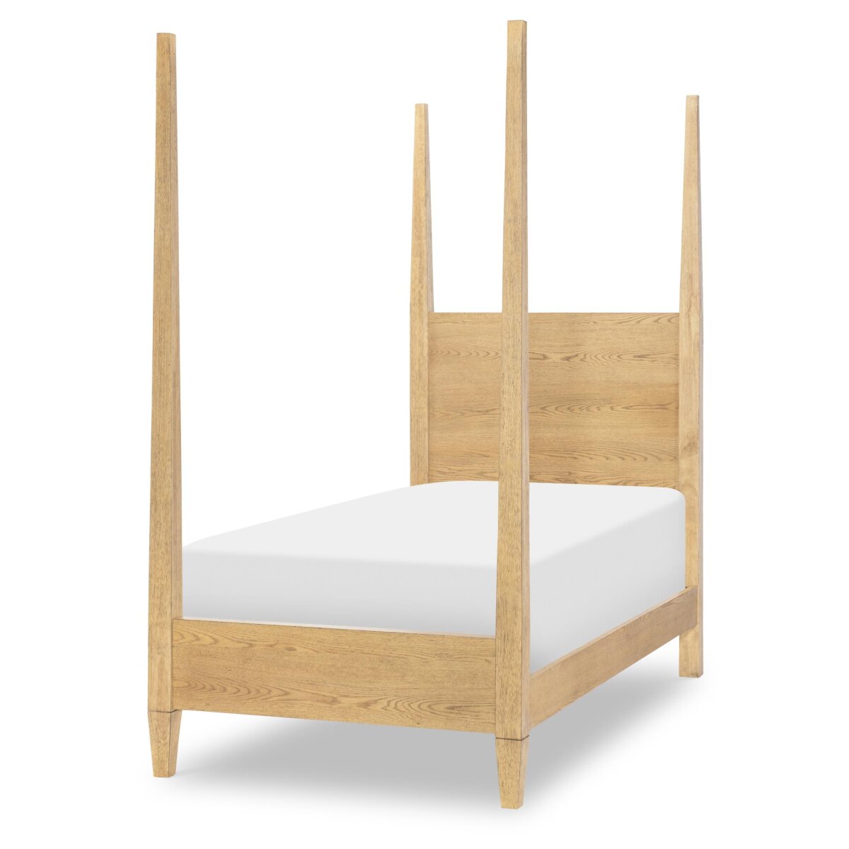 cf2ca605241725e65f75cd70fb0f071d Complete Poster Bed Twin 3/3 Natural Hickory - Image 1