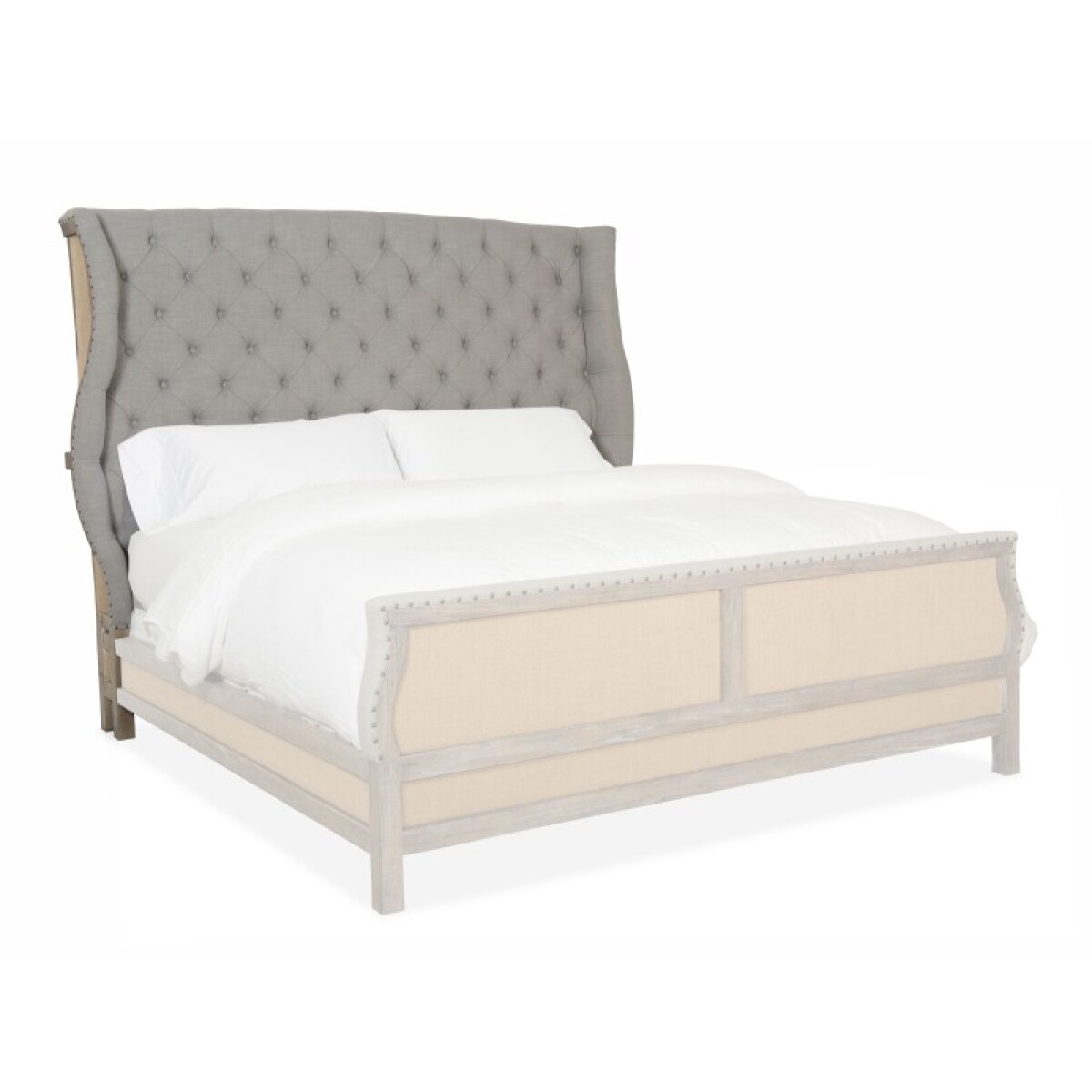 cf2cc742eff64035ae97d160ca03759b Bedroom Boheme Bon Vivant De-Constructed 6/0 & 6/6 Uph Headboard - Image 1