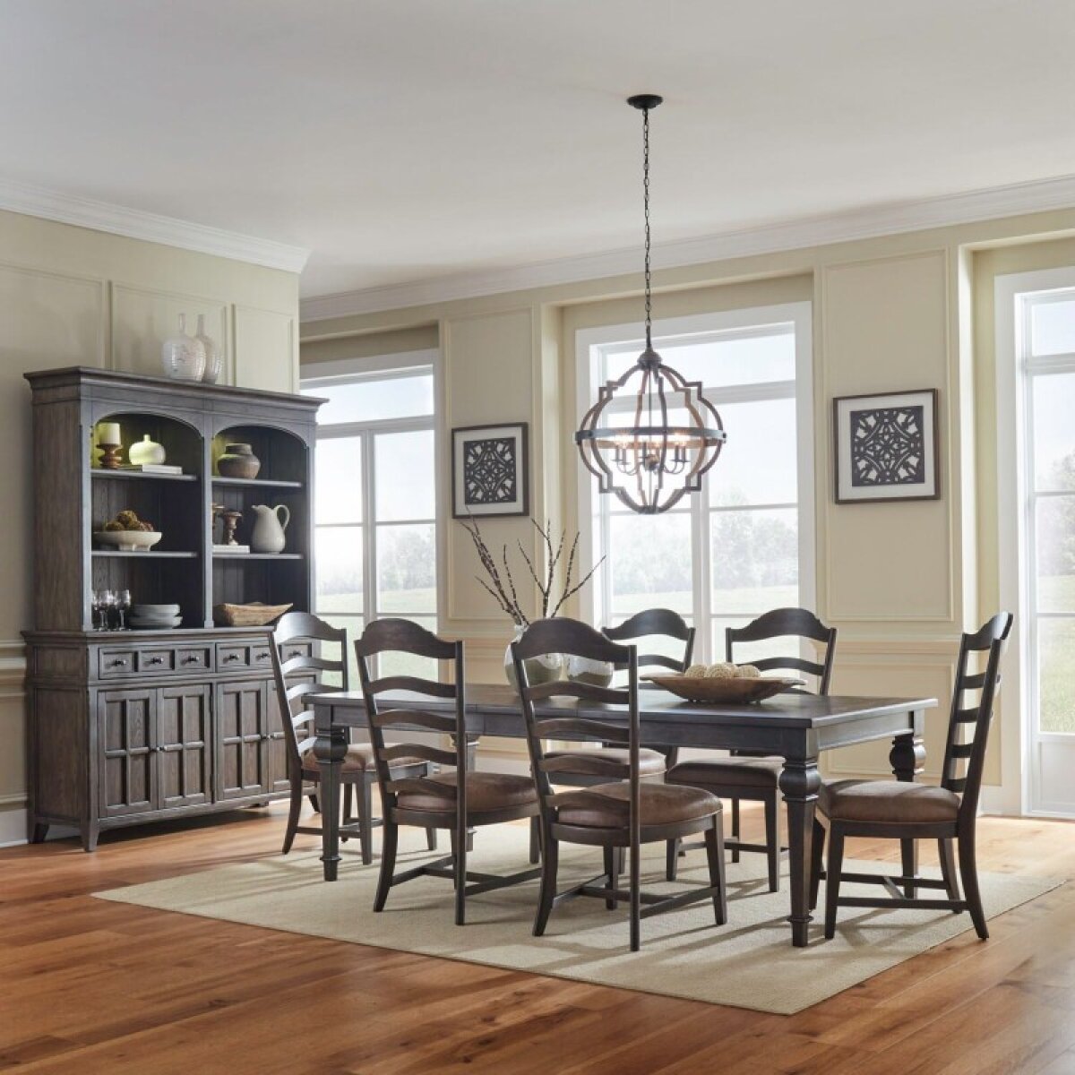 cf2e853224230ada1a88d8c908142cf5 Paradise Valley 7 Piece Rectangular Table Set - Image 1