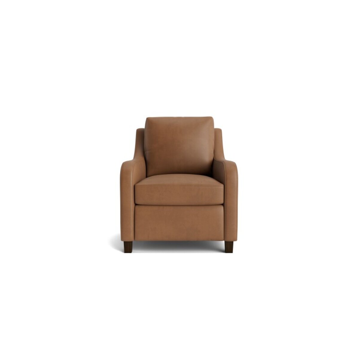 cfe917ce5e7f475b65f9bf20fd435609 Scarlett Slope Arm Leather Accent Chair - Image 1