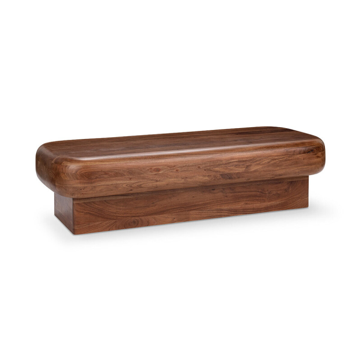 cff209662bf503f2fa0391df7679804c Craig Solid Wood Rectangle Coffee Table - Acorn Brown - Image 1