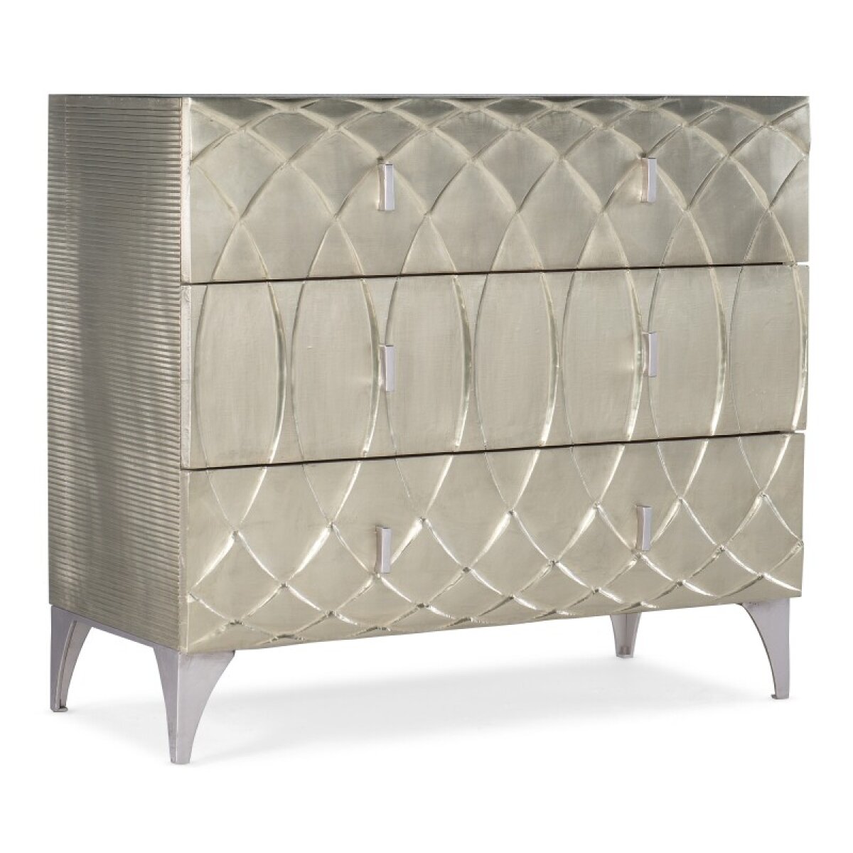 d048e93032e28518b99a9fc680599143 Living Room Melange Mathilda Three Drawer Chest - Image 1