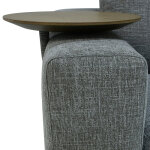 Donovan Upholstered Sectional - Gray - Image 9