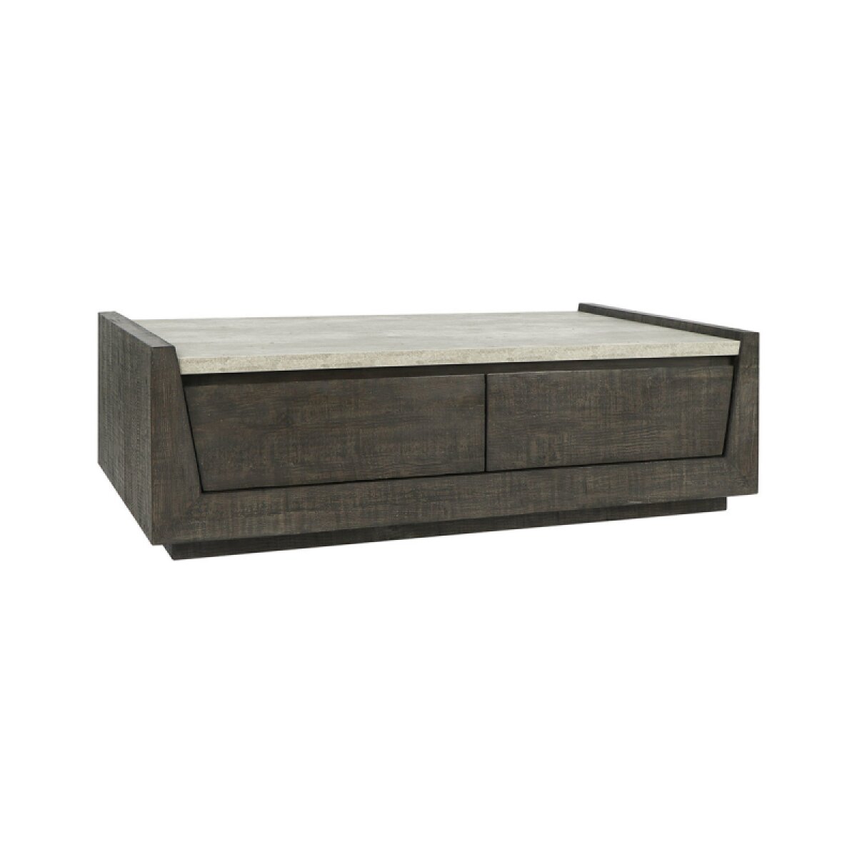 d1463415d3881efdef08f005a175cb1b Tori Solid Wood Rectangle Coffee Table - Antique Gray - Image 1