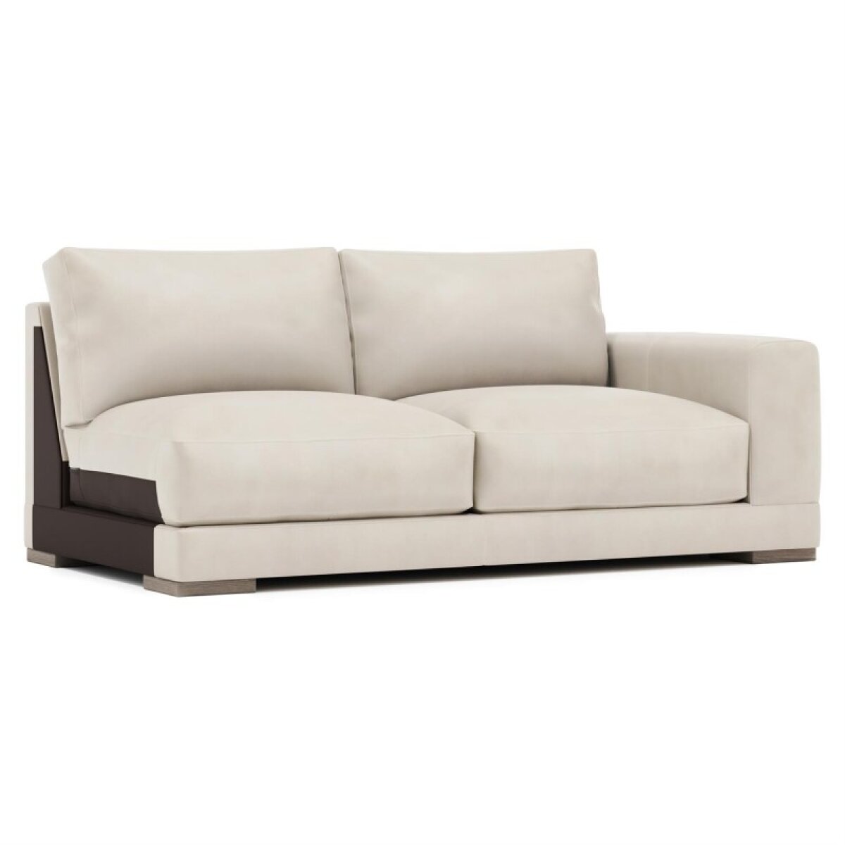 d174682615b080c72ec346f75d742c5a Lars Leather Right Arm Loveseat Without Pillows - Image 1