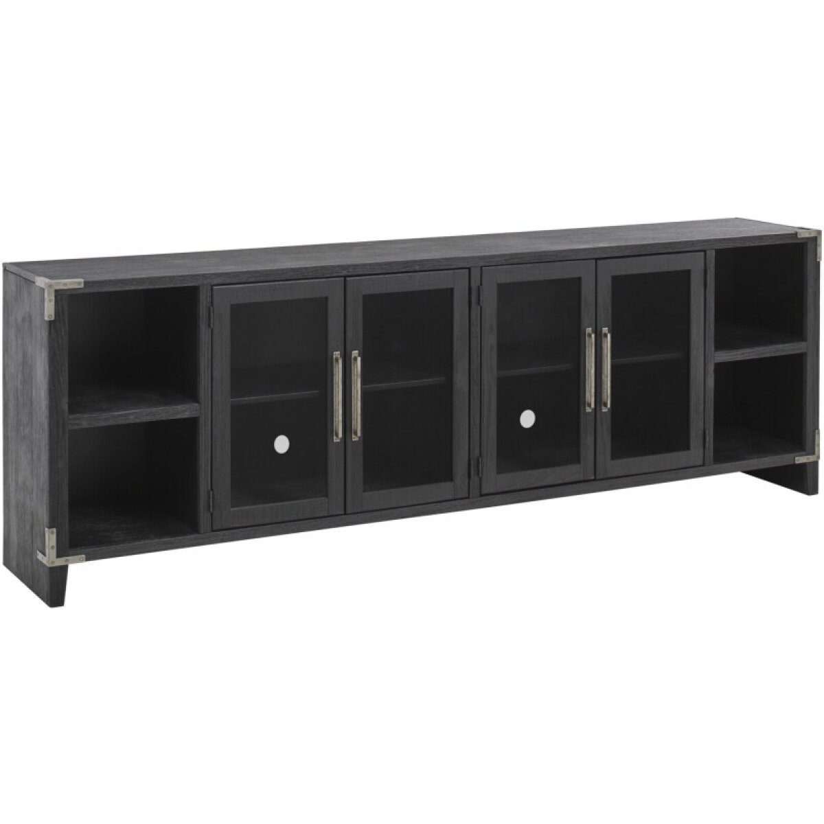 d19b7dbd478b3764c2e99f2faab74f13 Quincy 97" Console W/ 4 Doors WDJ1270-BDL - Image 1