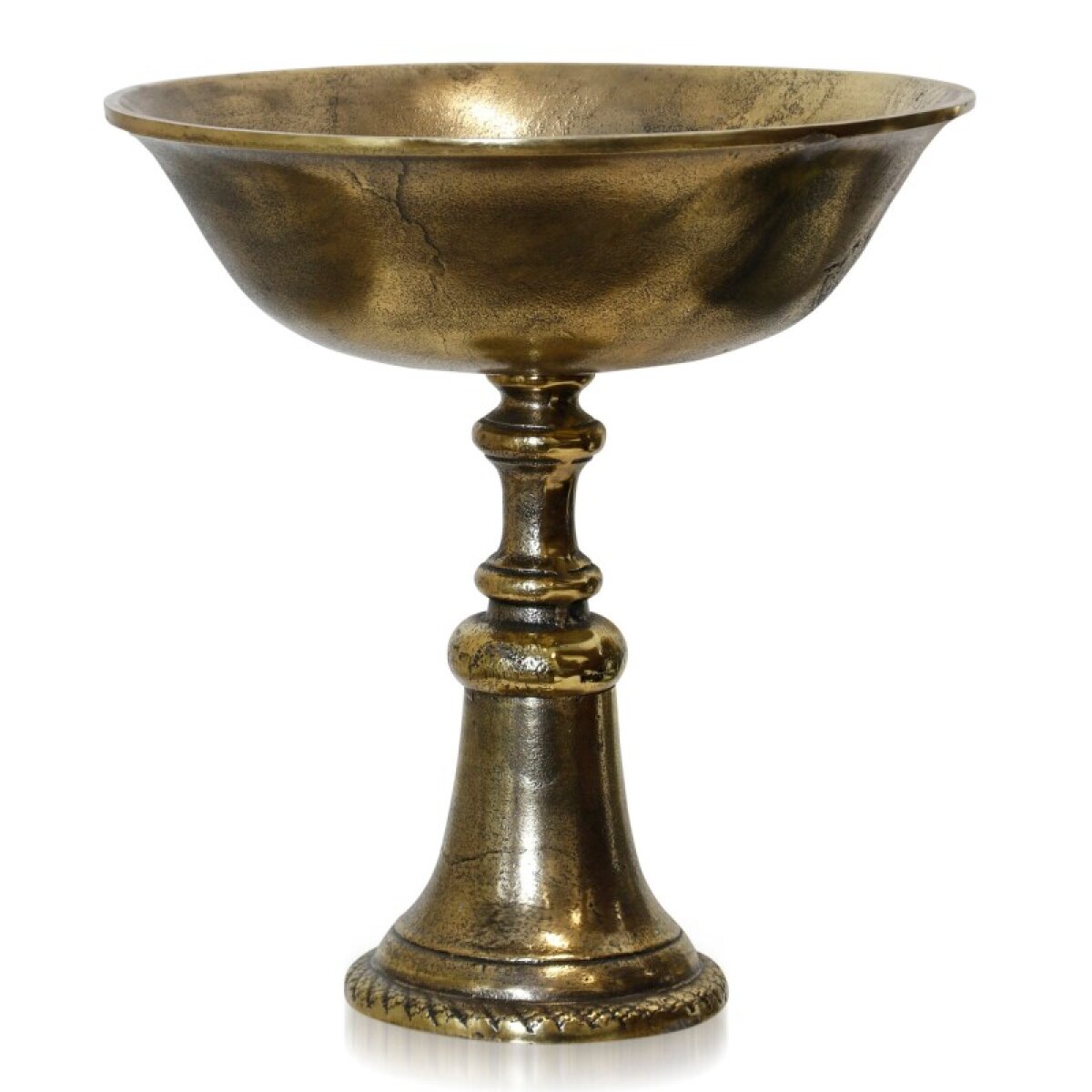 d1cc1b21d6f180e2601c29b92df9ee6d Champagne Large Cast Aluminum Serving Stand - Image 1