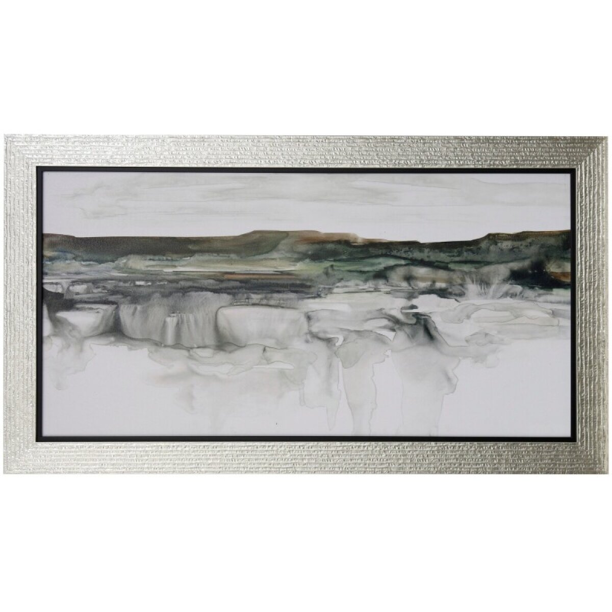 d25f5e7599c4b354b75041bfa8155bf2 River Flow Textured Framed Print - Image 1