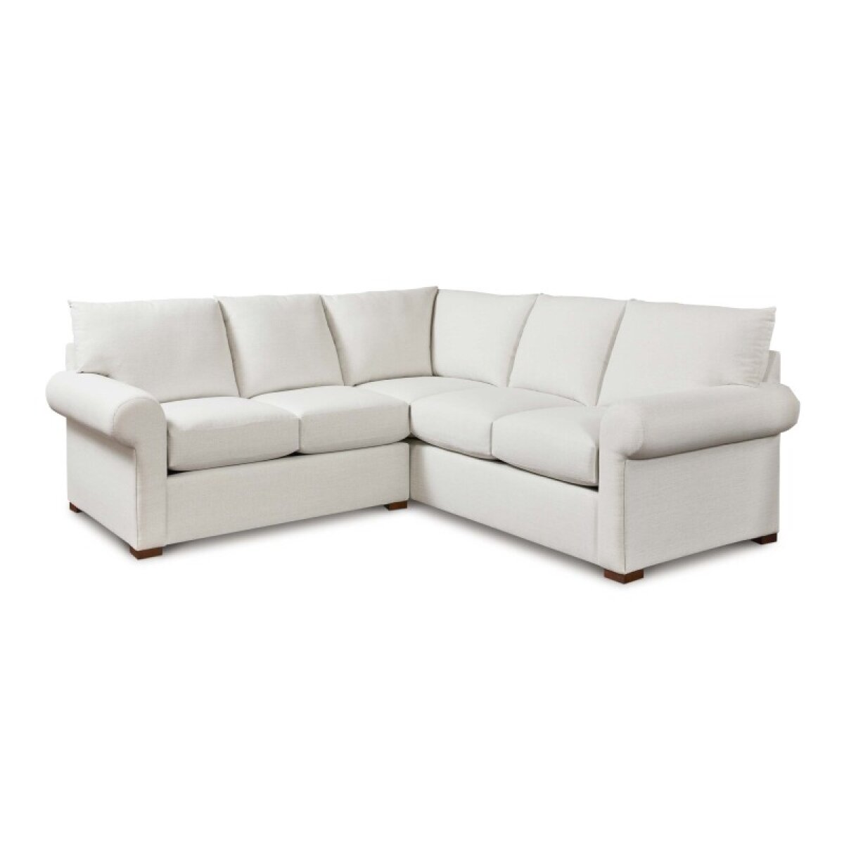 d28f7085cbea5e58a3072146344ca6a4 Hanover Roll Arm L-Shaped Sectional - Image 1