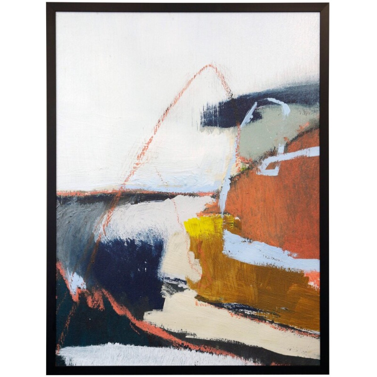 d2d981666bd9393a5e81256f6c9ebd71 Dann Foley Lifestyle Tidal Patchwork Framed Print Under Glass - Image 1