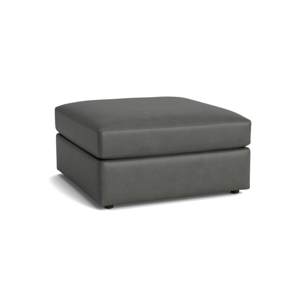 d2f0ad079f6e5a09da23133f10e53592 Beckham Leather Ottoman - Image 1