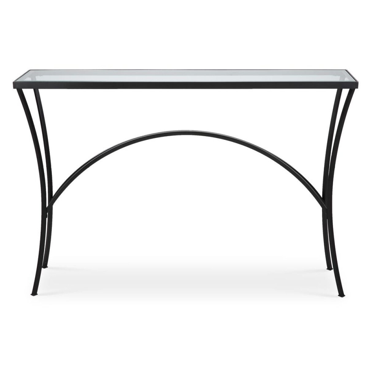 d3347abdd545a977c8037dc5b3575326 Alayna Console Table, Black - Image 1