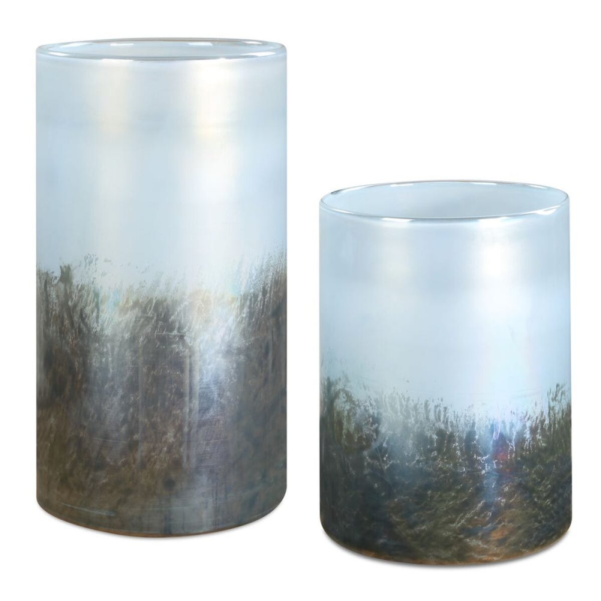 d34acc447dc564eb64191ba1219837dc Midnight Mist Vases, S/2 - Image 1