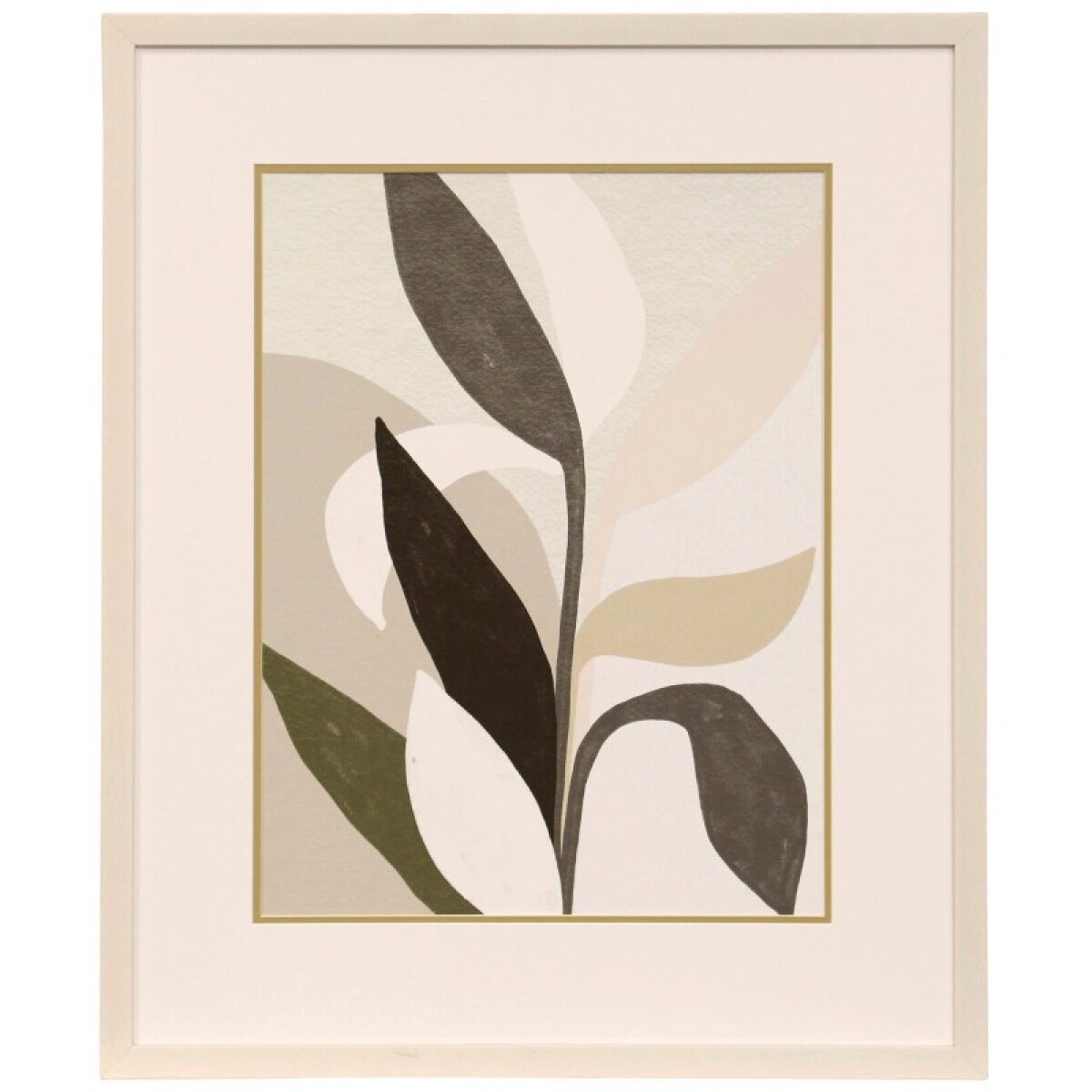 d42af62161d074fe57aacd9465cf5473 Cut Paper Sprouting Ii Framed Print Under Glass - Image 1