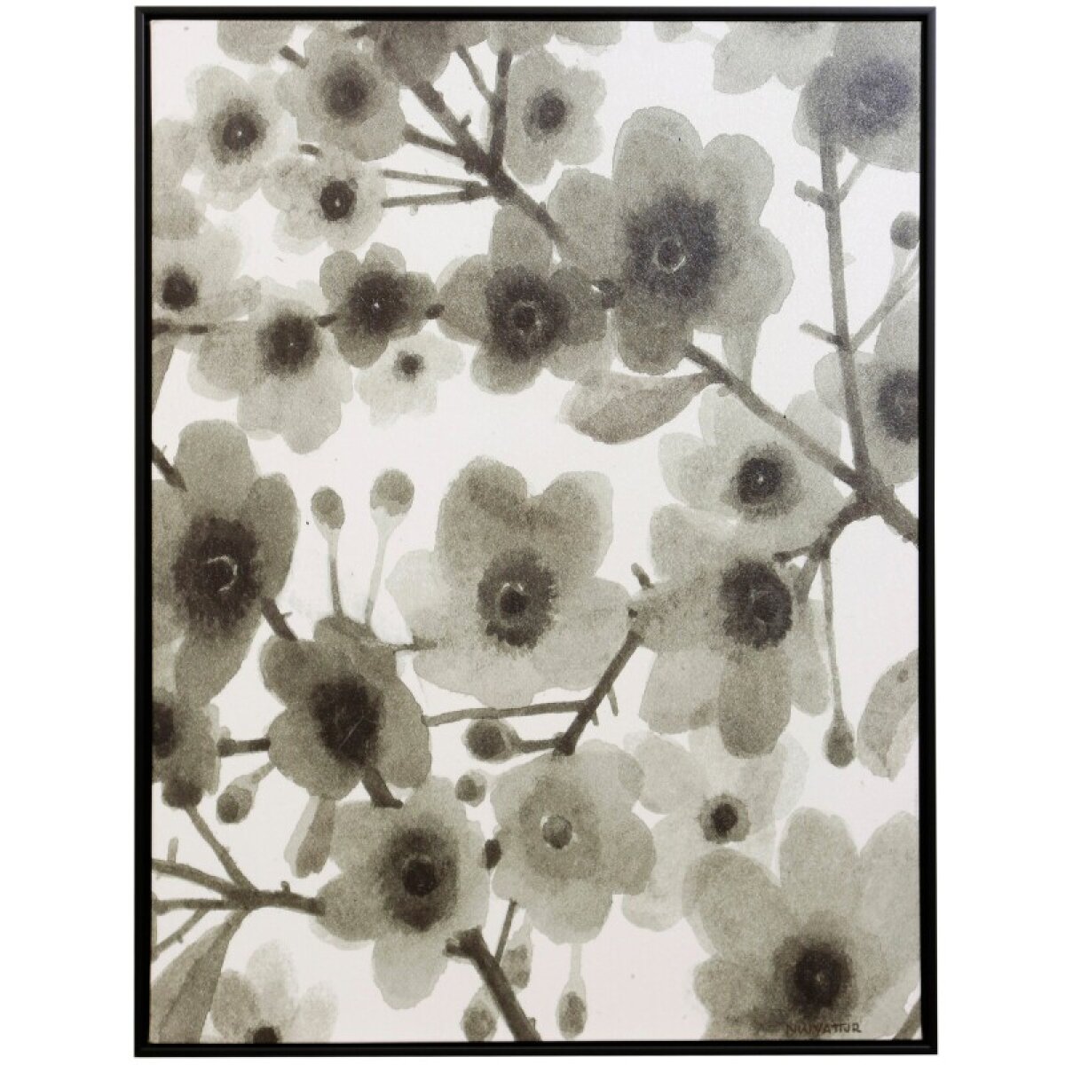 d4a4e023531ce99b0ec86666ec58615f Heirloom Blossoms Ii Norman Wyatt Home Manufactured Framed Canvas - Image 1