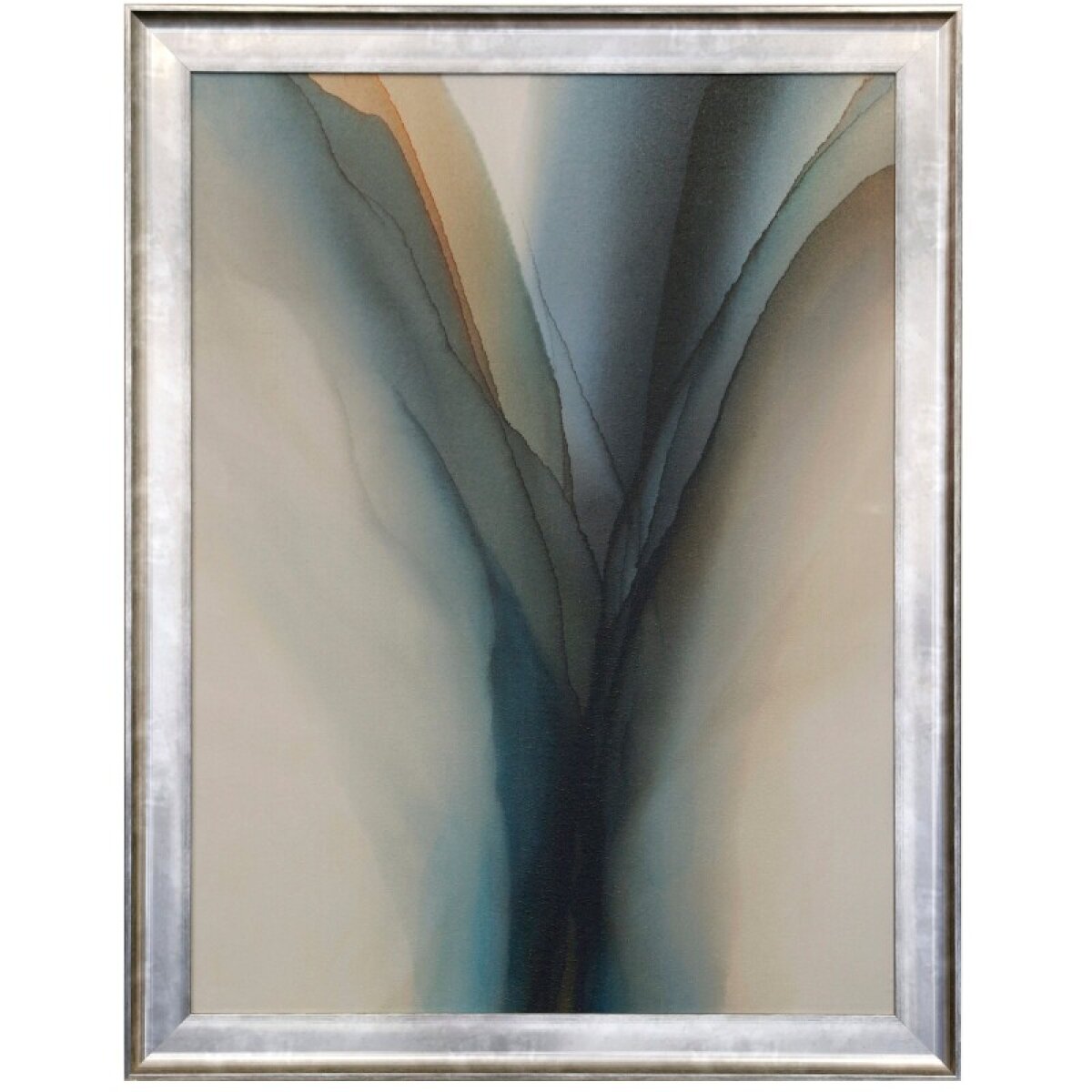 d4a616c342d59935bd7a944353b41817 Silky Seams Textured Framed Print - Image 1