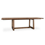 Lyra Pine Wood 80-110" Extension Dining Table Smoke Brown - Smoke Brown