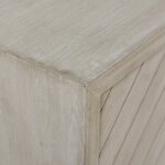 Norman Wyatt Home Lakewood Gray Washed 4 Door Wooden Cabinet - Image 5