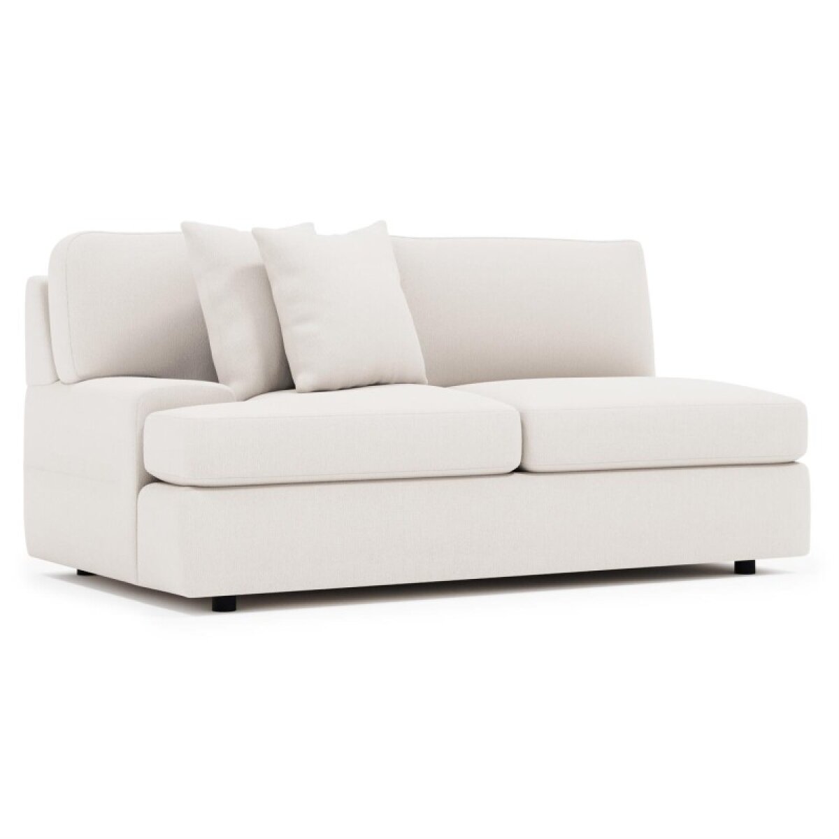 d543eba63b22cd4681a02c95eaf501f7 Serena Fabric Left Arm Loveseat - Image 1