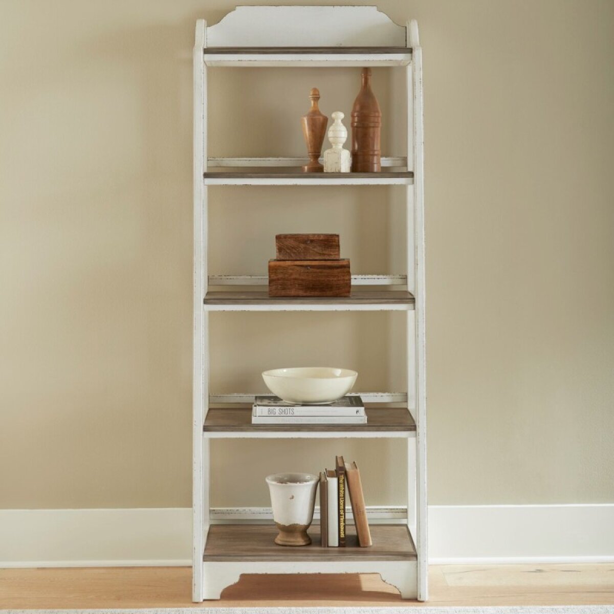 d55966474820f1d98e7cbc766a86a13c Magnolia Manor Leaning Pier Bookcase - Image 1