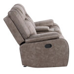 Blake - Desert Taupe Manual Console Loveseat - Image 6