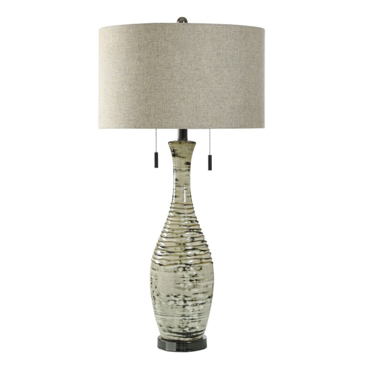 d68da2854f291e0fd689f9a2d46d3635 Truffle Cream Ceramic Table Lamp - Image 1
