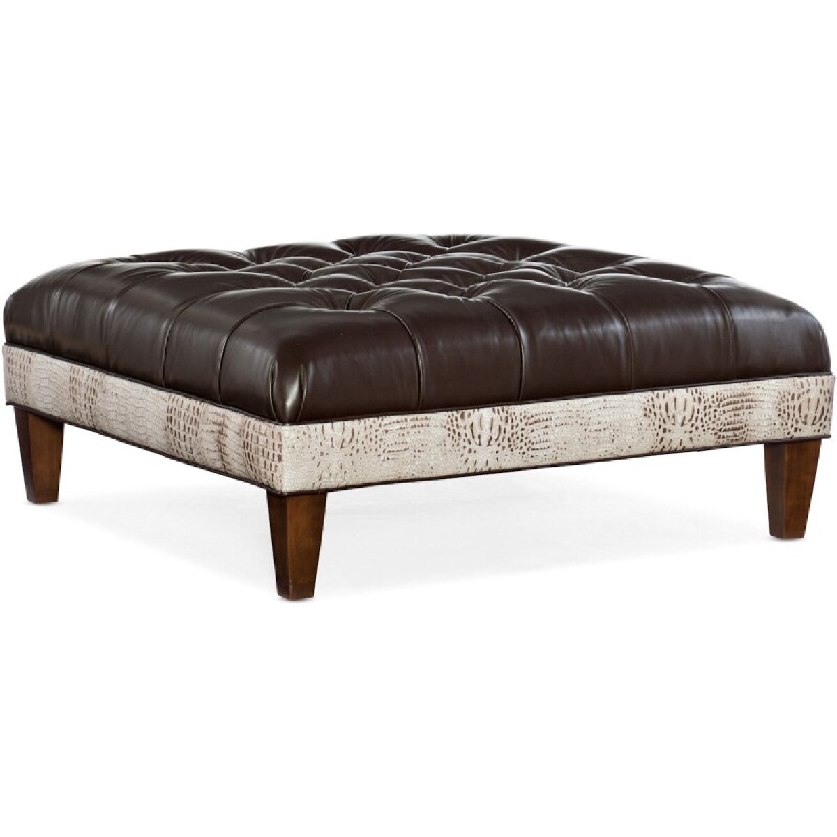 d6cdd07a81676b1c71a805cd8cf6aea6 XL Fair-N-Square Tufted Ottoman 807-SQ - Image 1