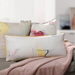 Austin Allen James Carousel Linen Art Printed Pillow - Image 7