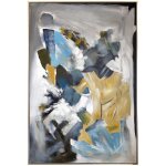 Tobias Framed Canvas Art | Hand Painted Abstract | 1.5 Inch Frame