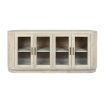 Vander Solid Wood 4dr Buffet - Cream Washed - Image 3