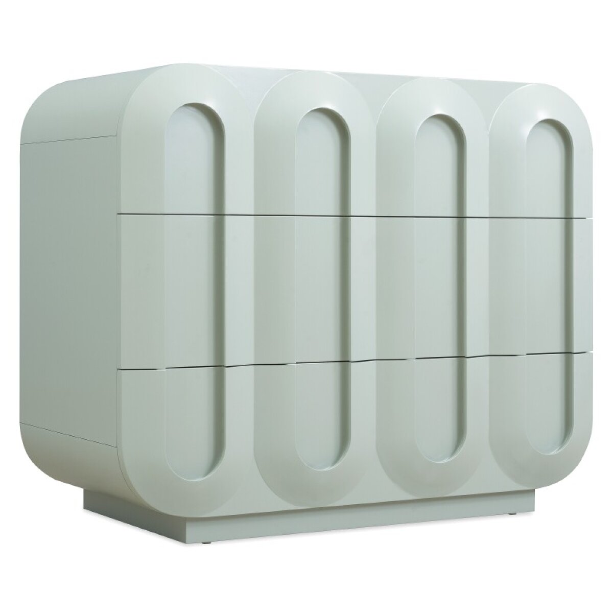 d8482047101f59b91aad67992423bb26 Living Room Commerce and Market Groove Three-Drawer Chest - Image 1