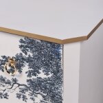 Dann Foley Lifestyle Willow White And Gold 3 Drawer Wooden Chest - Image 4