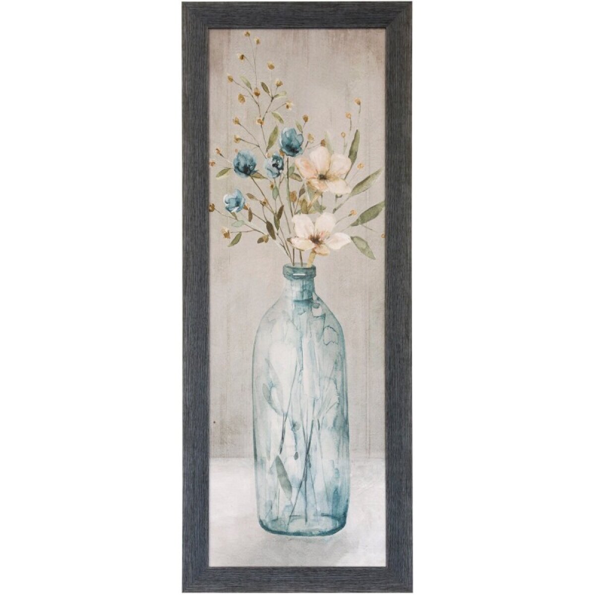 d907de04e50440bd827a38ce01cc0b90 Provincial Bouquet I Textured Framed Print - Image 1