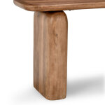 Chloe Solid Wood Rectangle Console Table - Hickory Brown - Image 6