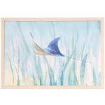 Undersea Ray Textured Framed Print