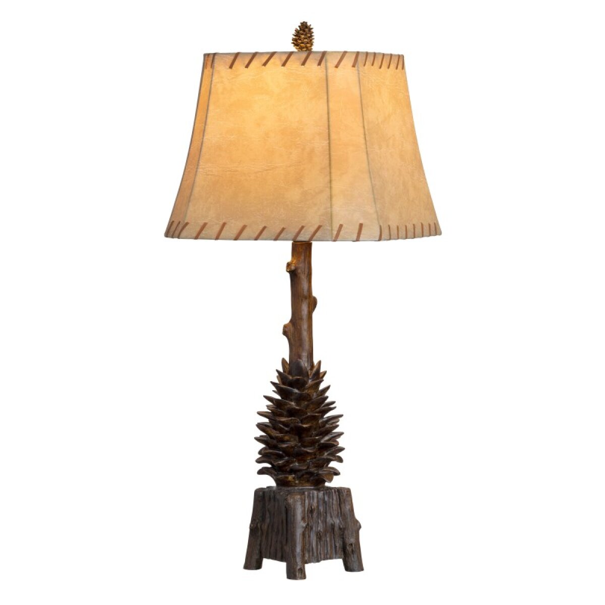 d99100e6afa1d221c32e4313514fc3a7 The Standing Pinecone Table Lamp - Image 1