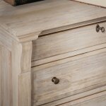 Adelaide Solid Wood 3dwr Nightstand - Natural Cream Wash - Image 8
