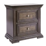 Big Valley 2 Drawer Night Stand w/ Charging Station - Image 3