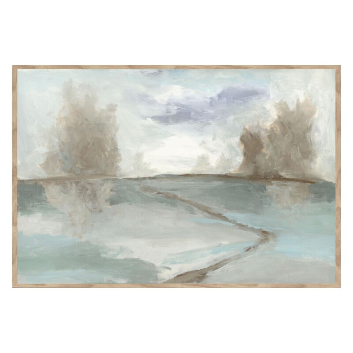 dac92c9c7ea74d293b3f0622a0e6746b Blue Forest Painting 48x72 By Buddy - Image 1