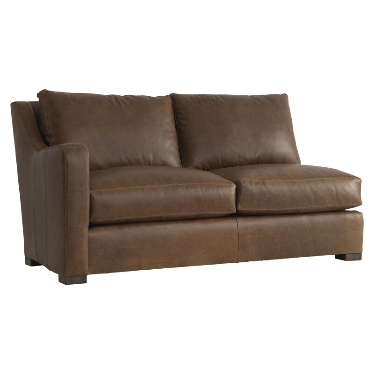 dad9c2f7732286d8860dbae3139084a6 Ventura Leather Left Arm Loveseat Without Pillows - Image 1