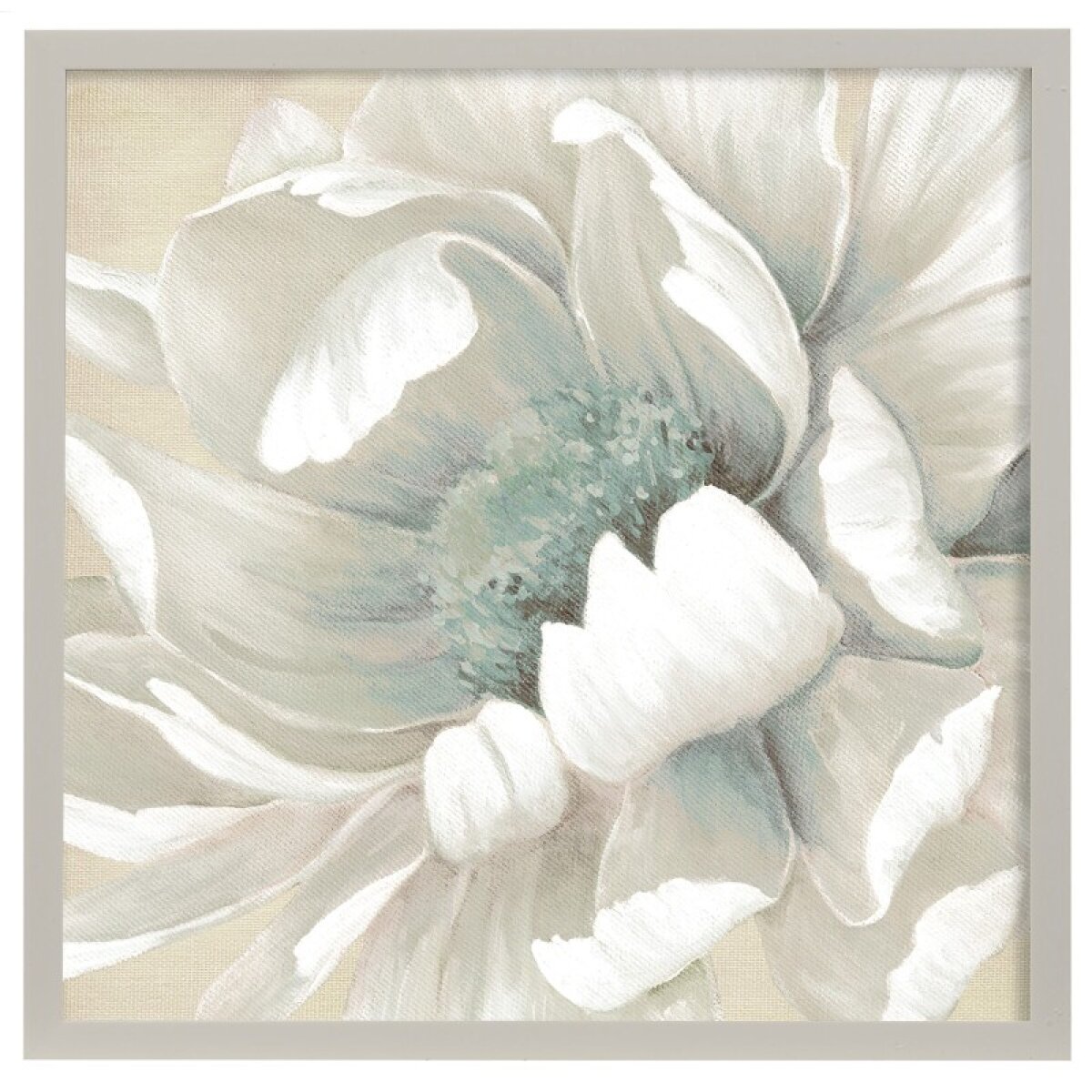 db44d1760fc662a000007edba835e421 Winter Blooms Ii Artist Print Faux Wood Frame Under Glass Attached Hanging Hardw - Image 1