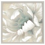 Winter Blooms Ii Artist Print Faux Wood Frame Under Glass Attached Hanging Hardw