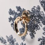 Dann Foley Lifestyle Willow White And Gold 3 Drawer Wooden Chest - Image 5