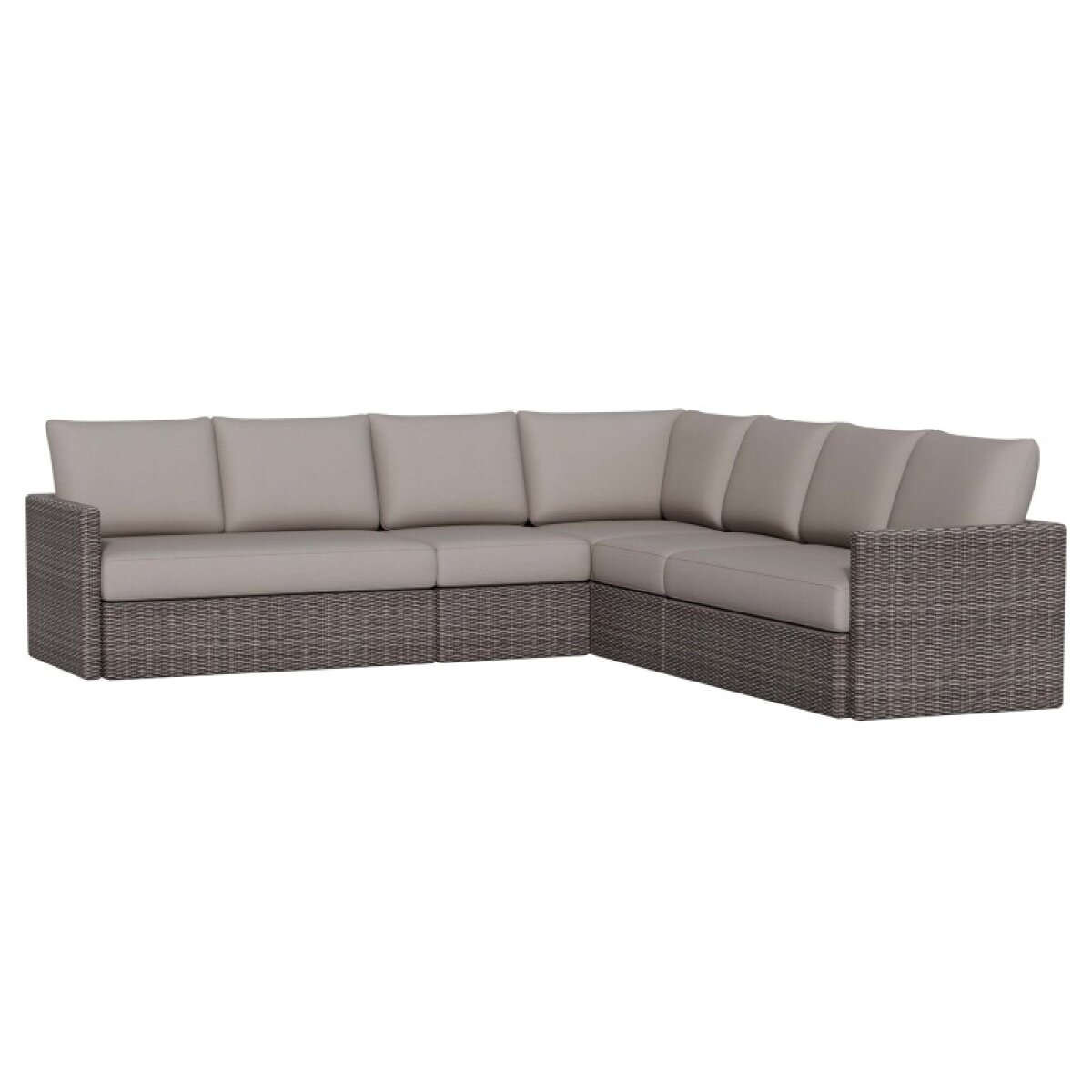 db990b20d96d4cd0b2f0ab83a111da75 Ashford Outdoor L-Shaped Sectional - Image 1