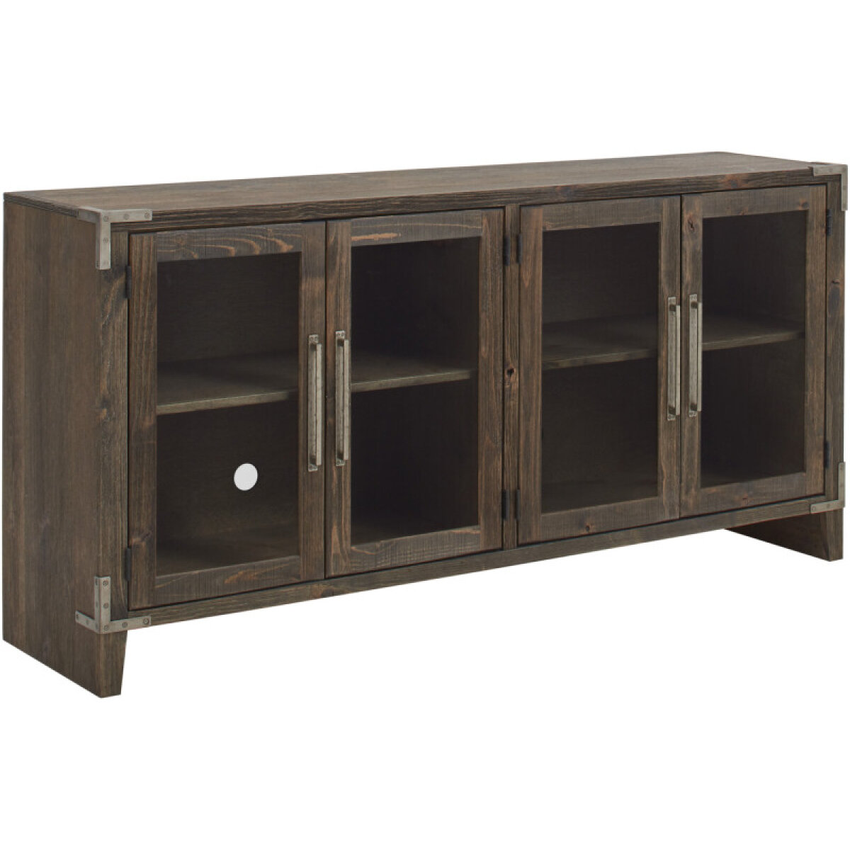 db9eb570d455b8a0e086147521b7f398 Quincy 66" Console W/ 4 Doors WDJ1240-BDL - Image 1