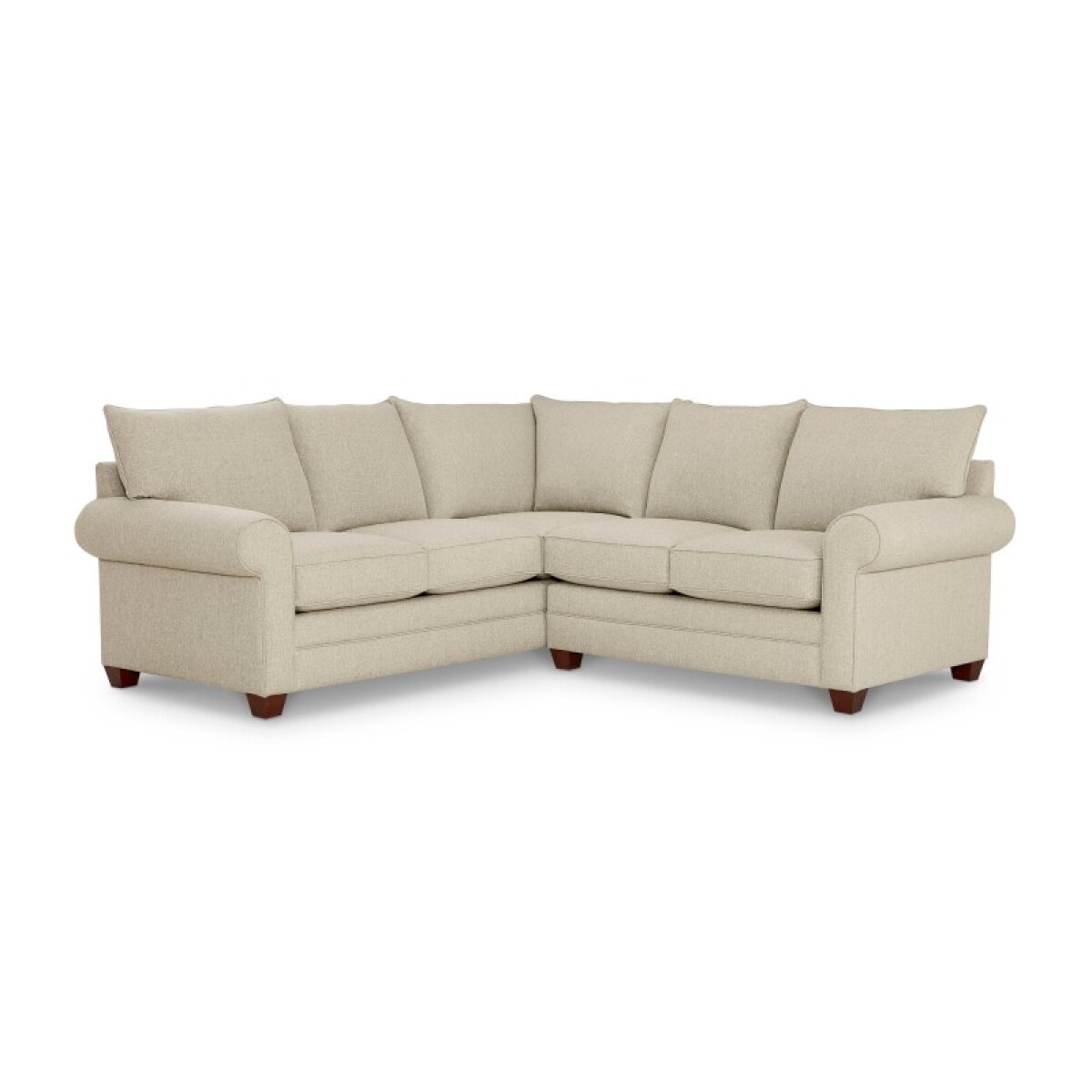 dbacfe912e6d7ba3b1f9dfba3b92d514 Alexander Roll Arm L-Shaped Sectional - Image 1