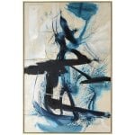 Hartford Framed Canvas Art | Hand Painted Abstract | 1.5 Inch Frame